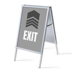 A-Board A1 Complete Set Exit Grey English