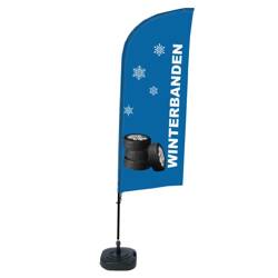 Beach Flag Alu Wind Complete Set Winter Tires Dutch