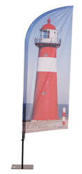 Beach Flag Alu Wind Graphic 89 x 200 cm