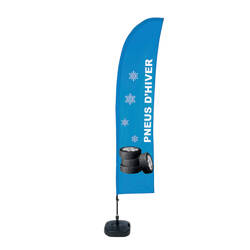 Beach Flag Budget L Set WT Winter Tire FR I510