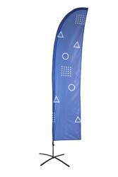 Beach Flag Budget Wind Graphic Medium