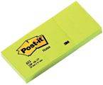 Bloczek samoprzylepny POST-IT® (653), 38x51mm, 3x100 kart., żółty