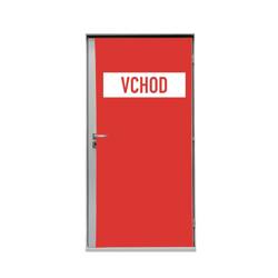 Door Wrap 80 cm Entrance Red Czech I671