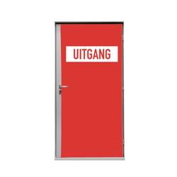 Door Wrap 80 cm Exit Red Dutch I680