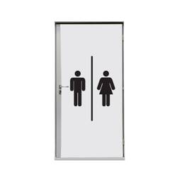 Door Wrap 80 cm Hygiene Facilities Black 2 I655