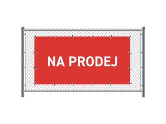 Fence Banner 200 x 100 cm Sale Czech Red