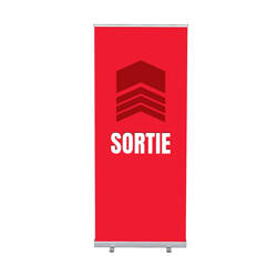 Roll-Banner Budget 85-200 Set Exit Red FR I568