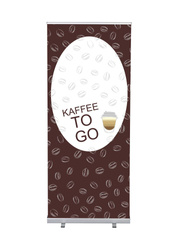 Roll-Banner Budget 85 Complete Set Coffee To Go German