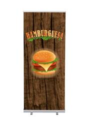 Roll-Banner Budget 85 Complete Set Hamburger Spanish