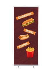 Roll-Banner Budget 85 Complete Set Snacks German