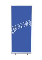 Roll-Banner Budget 85 Complete Set Welcome Blue English