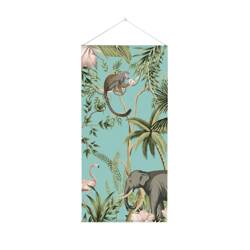 Wall Hanging Tapestry 58 x 160 cm Kids Corner Tropical Animal