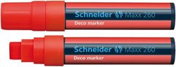 Marker kredowy SCHNEIDER Maxx 260 Deco, 5-15mm, czerwony