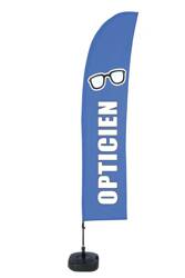 Beach Flag Budget Wind Complete Set Opticien French