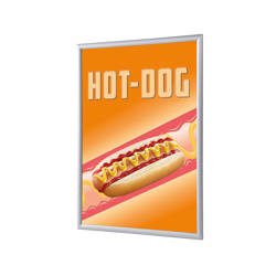 Klapprahmen A1 Komplettset Hot Dog Französisch