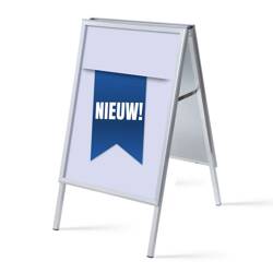 Kundenstopper A1 Komplettset Neu Blau Niederländisch