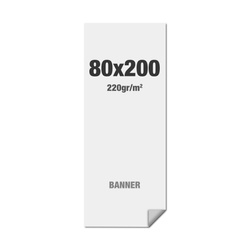 Premium Banner Standard Multi Layer PP Folie 220g/m2, matte Oberfläche, 800x2000mm