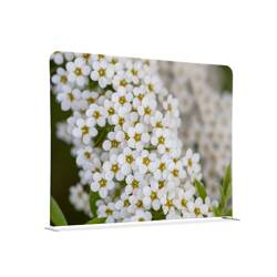 Textil Raumteiler 150-150 Doppel Weiße Blume Spirea