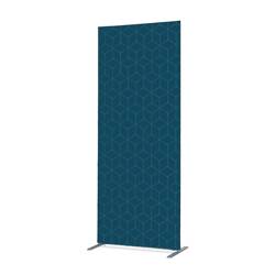 Textil Raumteiler Deko 100-200 Hexagon Blau