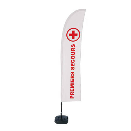 Beach Flag Budget Wind Komplettset Winterreifen Französisch