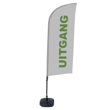 Beachflag Alu Wind Komplett-Set Erste Hilfe Englisch