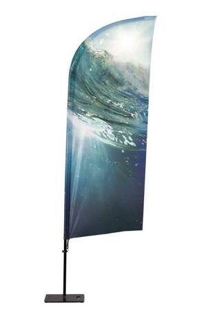 Beachflag Alu WindForm 255cm Gesamthöhe