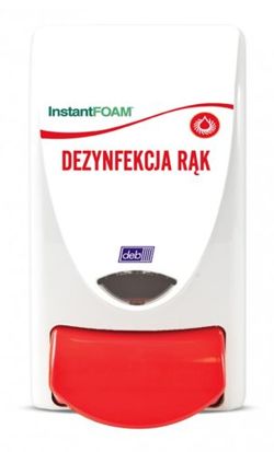 Dozownik pianowego środka dezynfekcyjnego DEB Instant Foam, 1000ml, biały