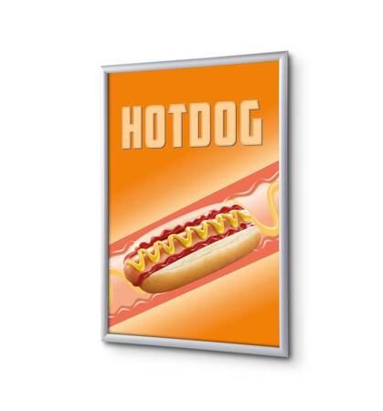 Klapprahmen A1 Komplettset Hot Dog Spanisch