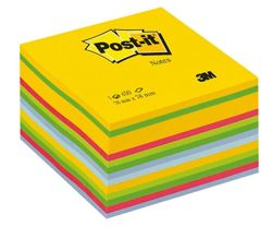 Kostka samoprzylepna POST-IT® (2030-U), 76x76mm, 1x450 kart., kolorowa