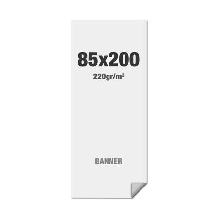 Premium Banner Standard Multi Layer PP Folie 220g/m2, matte Oberfläche, 850x2000mm