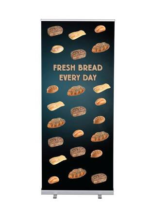 Roll-Banner Budget 85 Komplettset Brot Englisch