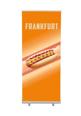 Roll-Banner Budget 85 Komplettset Hot Dog Spanisch