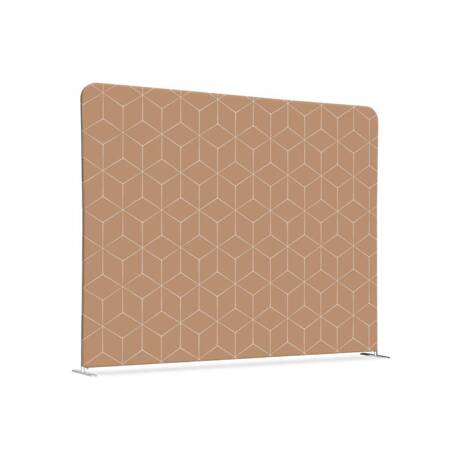 Textil Raumteiler 200-150 Doppel Hexagon Beige