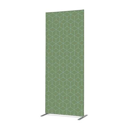 Textil Raumteiler Deko 100-200 Hexagon Grün