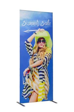 Zipper-Banner Slim 100x200cm Druck Einseitig