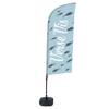 Beachflag Alu Wind Komplett-Set Smoothies Wassermelone