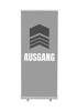 Roll-Banner Budget 85 Komplettset Ausgang Grau Spanisch