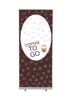 Roll-Banner Budget 85 Komplettset Kaffee To Go Deutsch