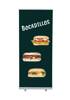 Roll-Banner Budget 85 Komplettset Snacks Englisch