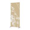 Textil Raumteiler Deko 100-200 Abstrakte Japanische Kirschblüte Beige