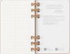 Kalendarz tygodniowy/miesięczny na spirali MOLESKINE 2026, 12M, L, twarda oprawa, 13x21cm, crush almond