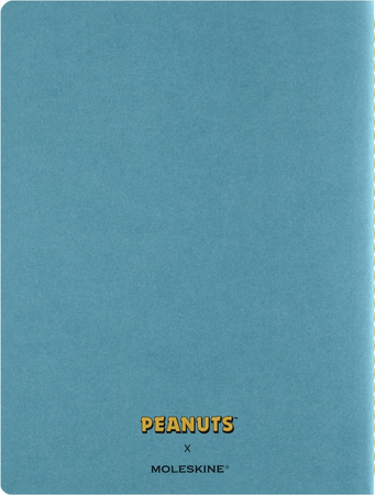 Zeszyt MOLESKINE Peanuts Linus Single Cahier, XL, 19x25cm, w linie, edycja limitowana