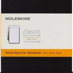 Notes MOLESKINE Reporter P (9x14cm) w linie, twarda oprawa, 192 strony, czarny