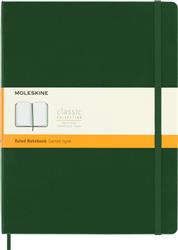 Notes MOLESKINE Classic XL (19x25cm) w linie, twarda oprawa, myrtle green, 192 strony, zielony