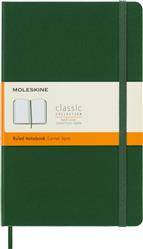 Notes MOLESKINE Classic L (13x21cm) w linie, twarda oprawa, myrtle green, 240 stron, zielony