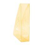 Pojemnik na dokumenty OFFICE PRODUCTS, ażurowy, A4, transparentny pomarańczowy