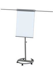 Flipchart mobilny circle MEMOBE, suchościeralny magnetyczny TERRA MF004
