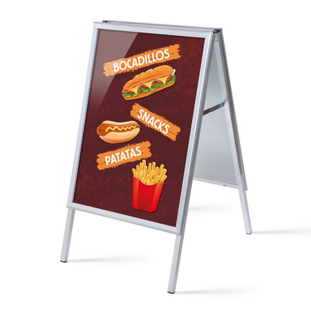 A-board A1 Complete Set Snacks Spanish