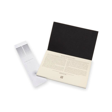 Blok MOLESKINE Watercolour L (13x21 cm), 20 stron, czarny