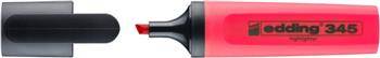 Zakreślacz e-345 EDDING, 2-5mm, czerwony